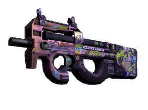StatTrak™ P90 | Neoqueen (Well-Worn)