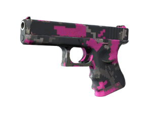Сувенирный Glock-18 | Пиксельный камуфляж «Розовый» (После полевых испытаний)